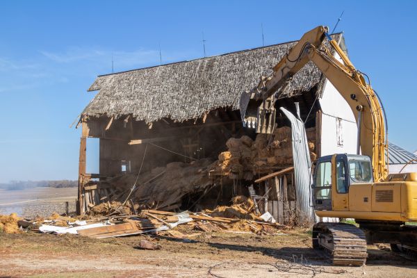 Barn Demolition in Huntersville