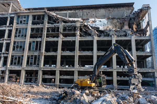 Commercial Building Demolition in Huntersville