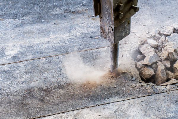 Concrete Patio Removal in Huntersville