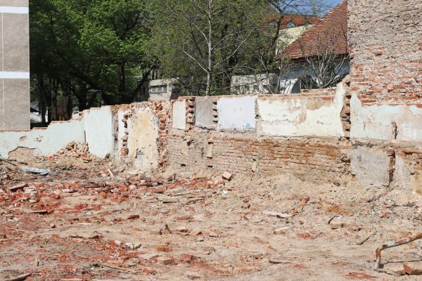 Brick Wall Demolition in Huntersville